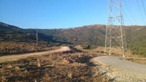 Paisaje del parque d elos Alcornocales en Algeciras